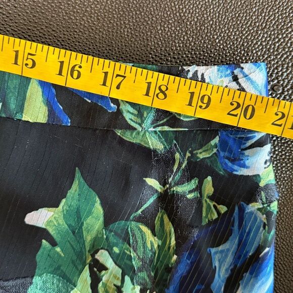 Maree Pour Toi  Floral Multicolored Maxi length Shirt size 18 - Picture 6 of 10